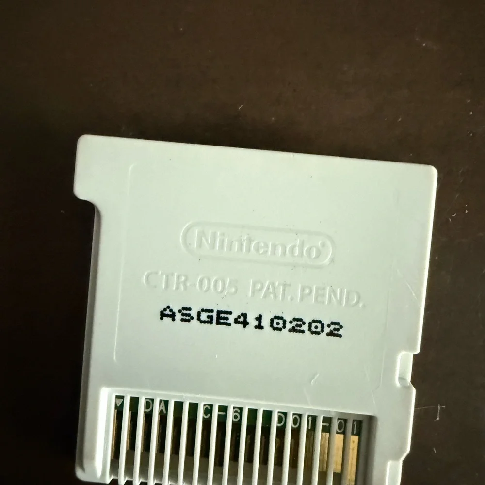 Nintendo 3DS SpongeBob SquigglePants Cartridge - White & Blue Label